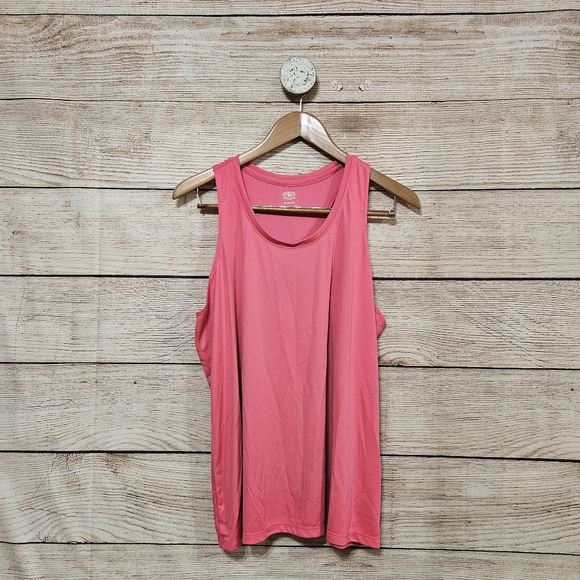 💟 Athletic Works Racerback Workout Tank Pink XL 16-18 - Picture 1 of 6